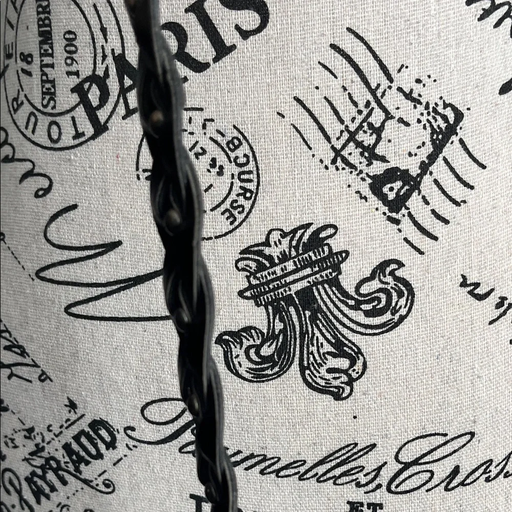 Black Braided Stud Belt Faux Leather - Picture 5 of 6